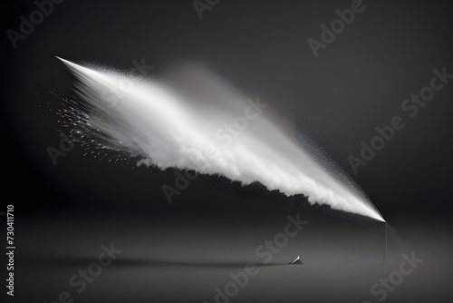 smoke on black background