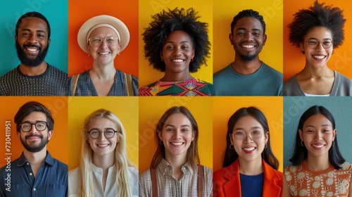 Group of People Standing Together