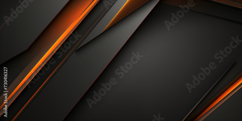abstract black and orange diagonal design
 photo