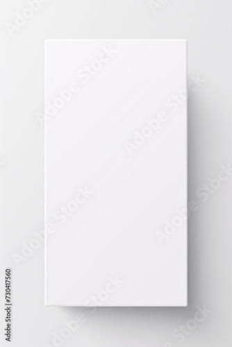 White rectangle isolated on white background © Zickert
