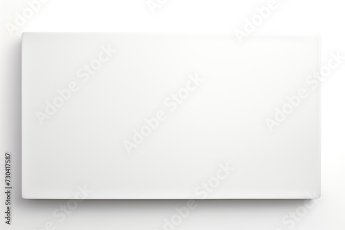 White rectangle isolated on white background © Zickert