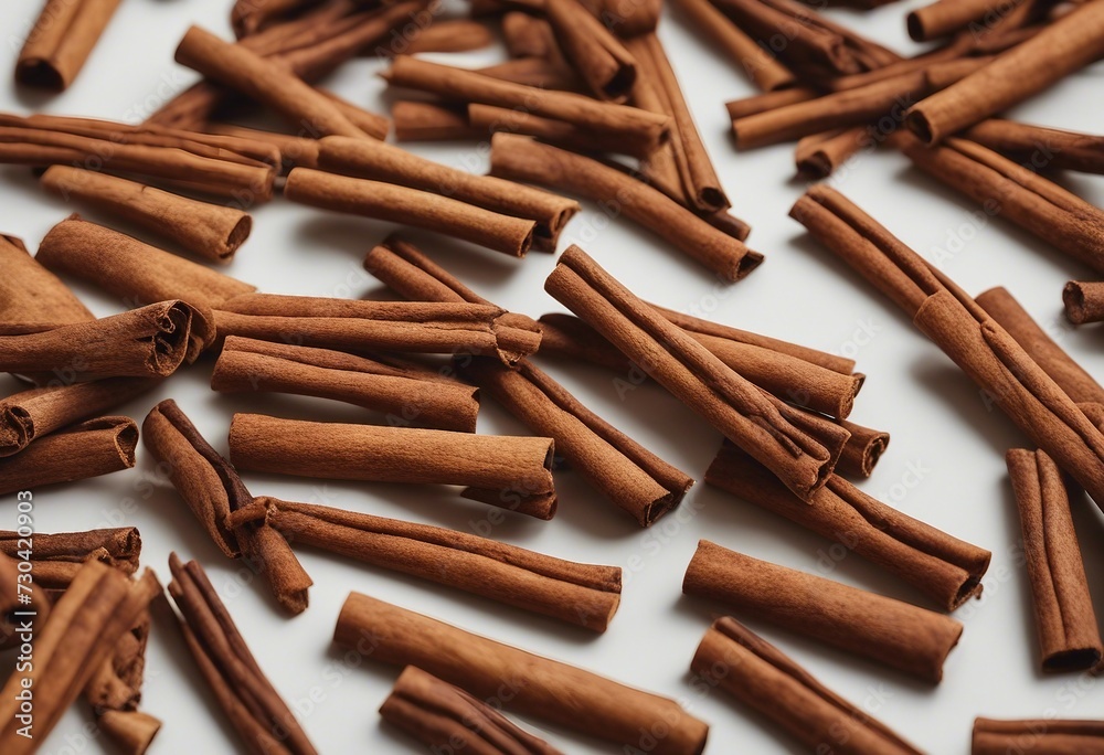 Cinnamons Sticks Flatlay Cinnamons Sticks Flatlay