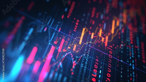 A striking visual representation of a quotes pricing graph