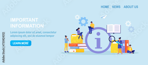 Users looking for information. People searching files in database, archive, info storage. Information center or communication service. FAQ or question and answer