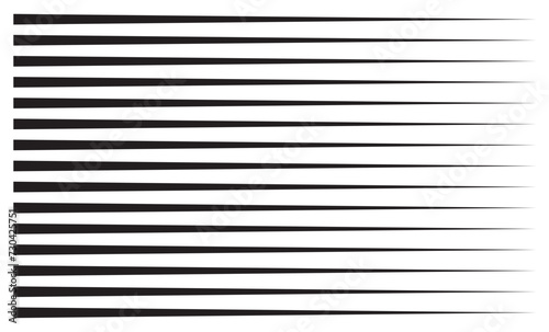 Fotografia Random straight parallel lines, stripes geometric abstract vector element