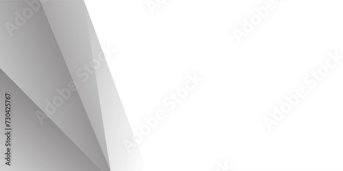 Gray and white shape modern background with white space for text and message. template design	