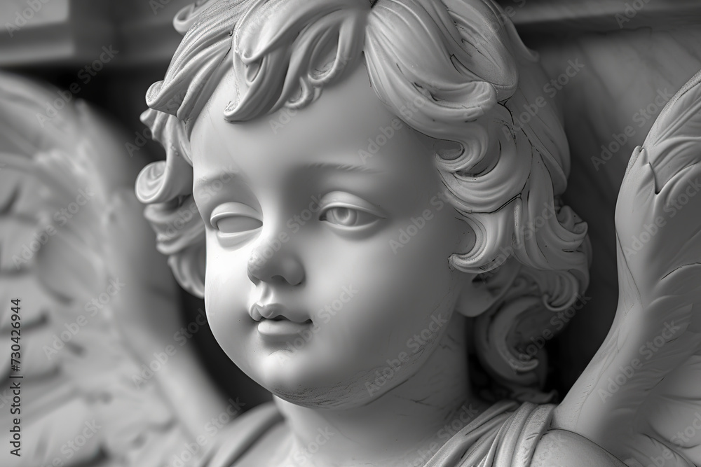 Fototapeta premium Cupid angel. Valentine's day card