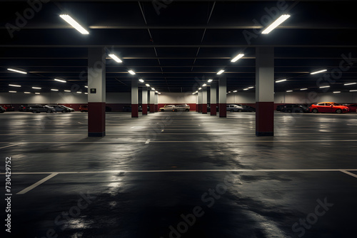 Parking lot, park yoyur car, car parking spot, parkinng spot for your ccar, parking lot space © MrJeans