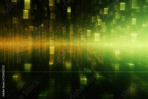 Khaki Futuristic Data Stream Abstract Background