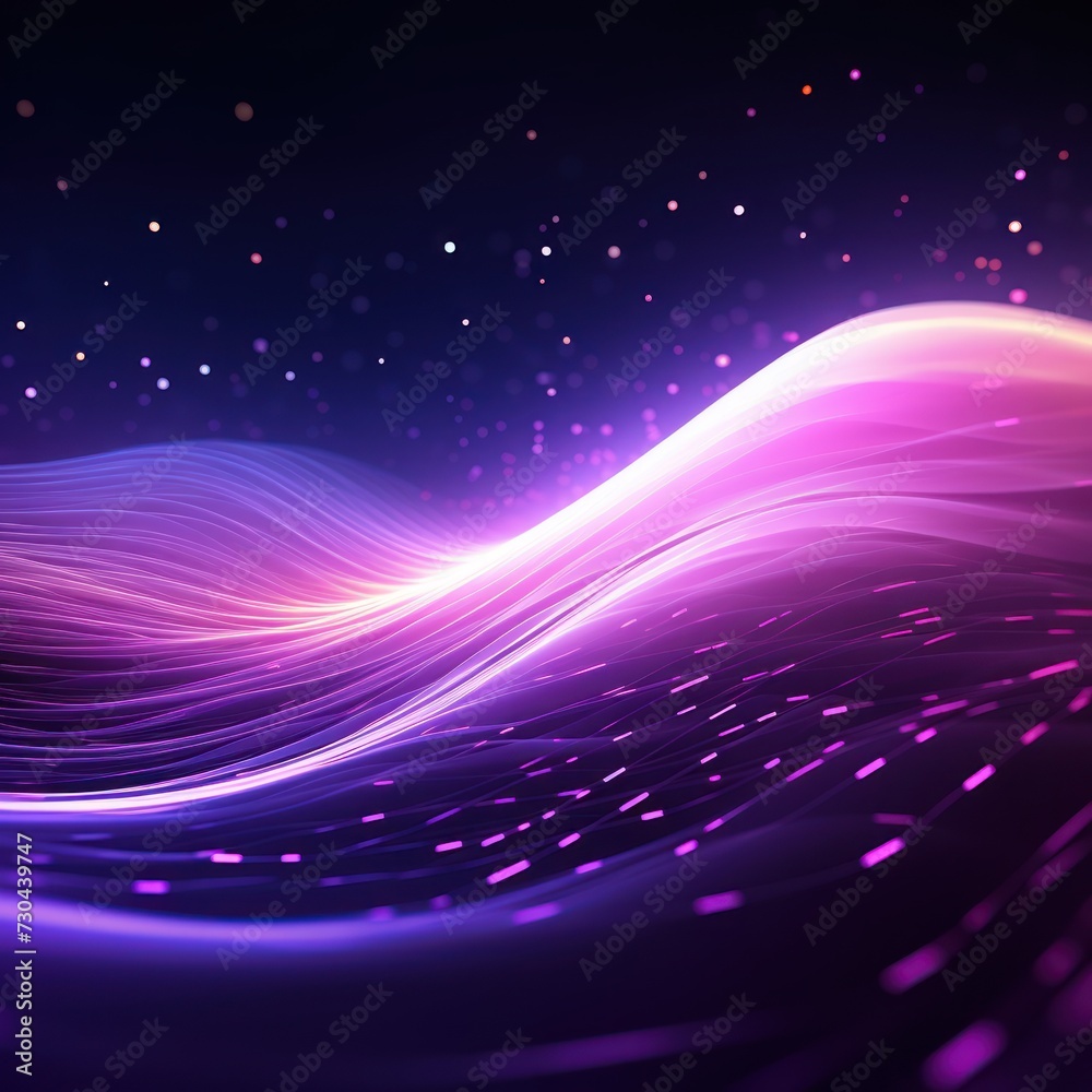 Lilac Futuristic Data Stream Abstract Background