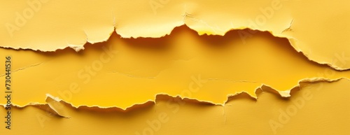 Cracked Yellow Paper photo