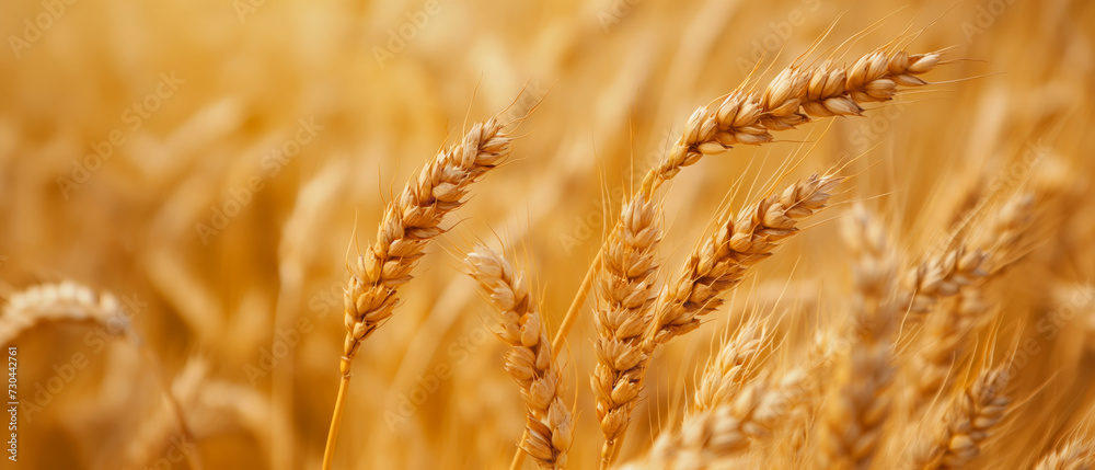 Field of grain. Ripe grain. Field of grain. Ripe grain.