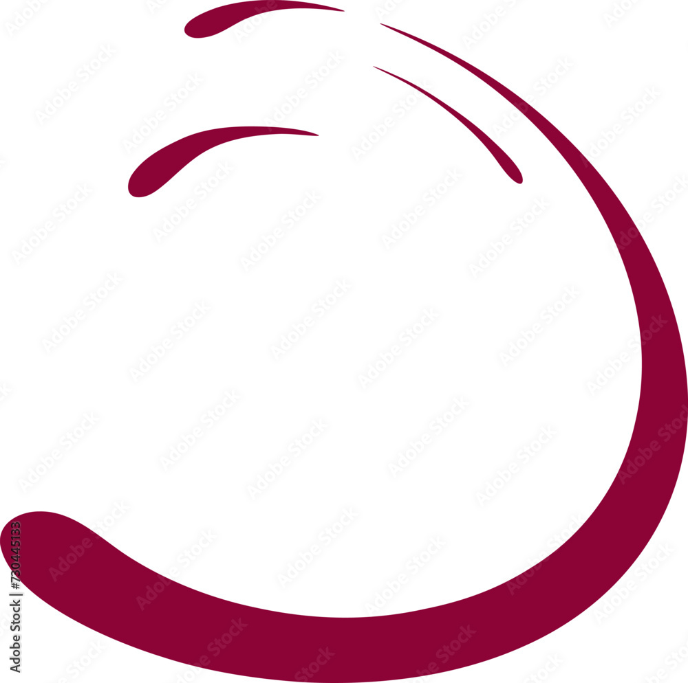 Round frame illustration. Abstract circle frame hand drawing design element Round frame illustration. Abstract circle frame hand drawing design element