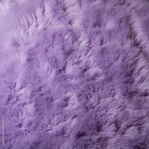 Lilac plush carpet