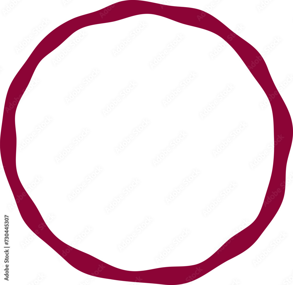 Round frame illustration. Abstract circle frame hand drawing design element Round frame illustration. Abstract circle frame hand drawing design element