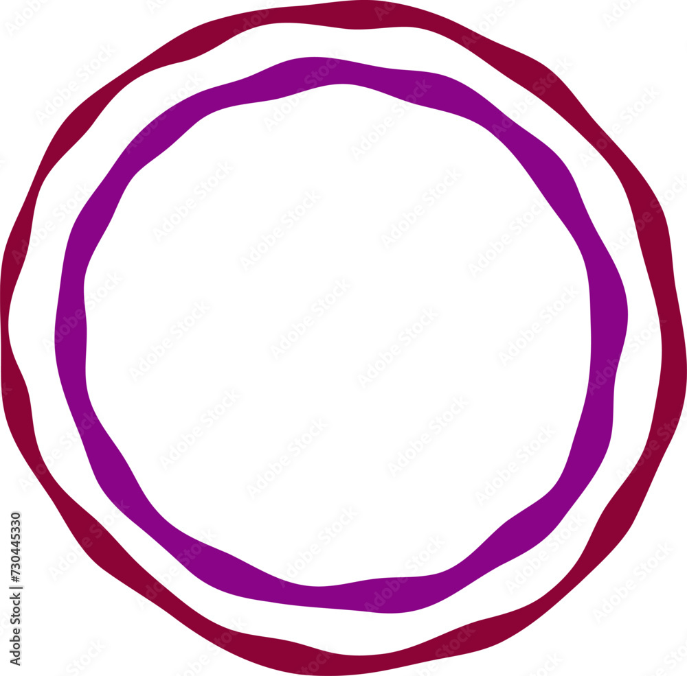 Round frame illustration. Abstract circle frame hand drawing design element Round frame illustration. Abstract circle frame hand drawing design element