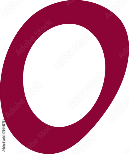 Round frame illustration. Abstract circle frame hand drawing design element