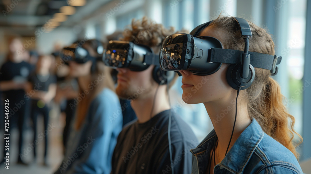 The Impact of VR on Education and Training. A Photographic Story of Technology, Innovation, and Virtual Learning Environments, in Documentary, Editorial, Magazine style. The Impact of VR on Education and Training. A Photographic Story of Technology, Innovation, and Virtual Learning Environments, in Documentary, Editorial, Magazine style.