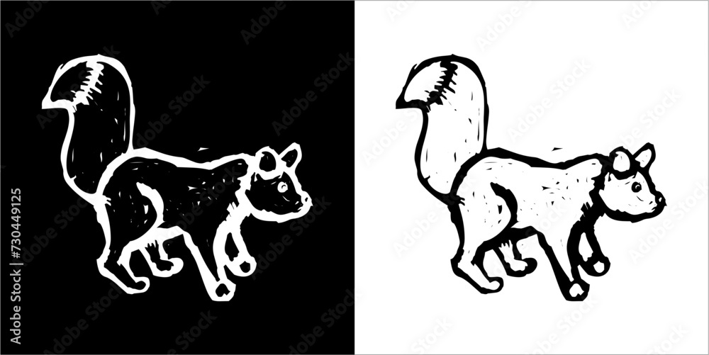 Illustration vector graphics of ZooWoodcuts icon