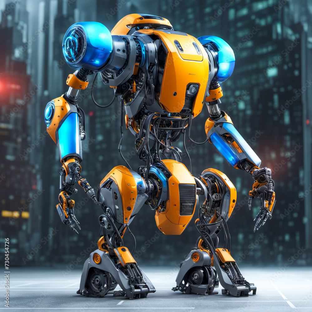 close up of an humanoid robot showing the artificial intelligence power close up of an humanoid robot showing the artificial intelligence power