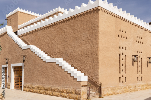 Adobe building in the Diriyah area of Riyadh.