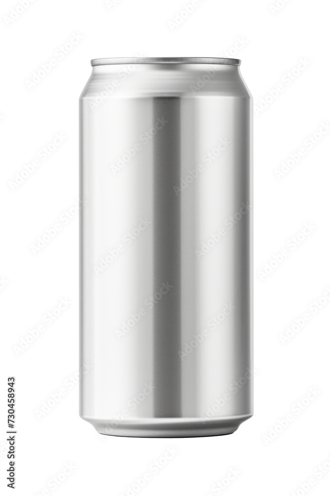 330 ml Aluminum Beverage Can Isolated on Transparent Background - Photorealistic Mockup
