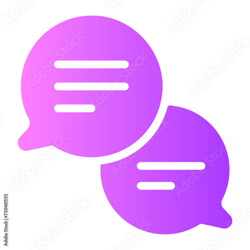 talk gradient icon