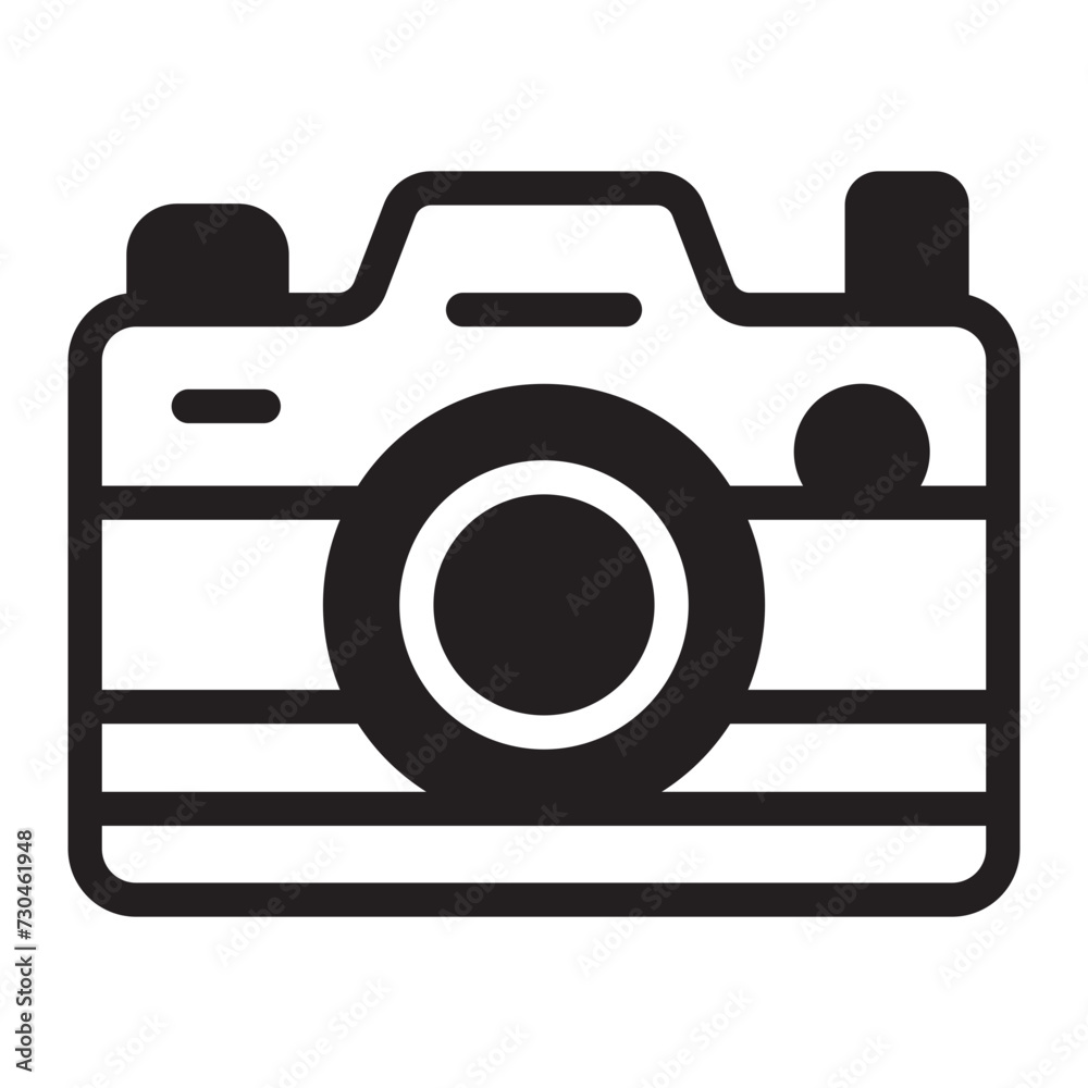 photography glyph icon