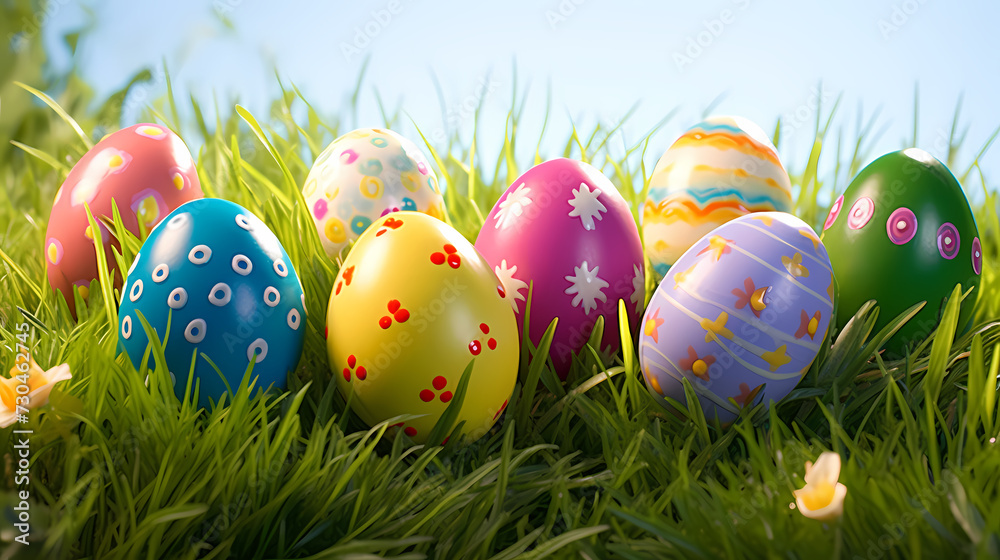 Easter background, background with copy space Easter background, background with copy space