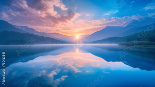 sunrise over the sea