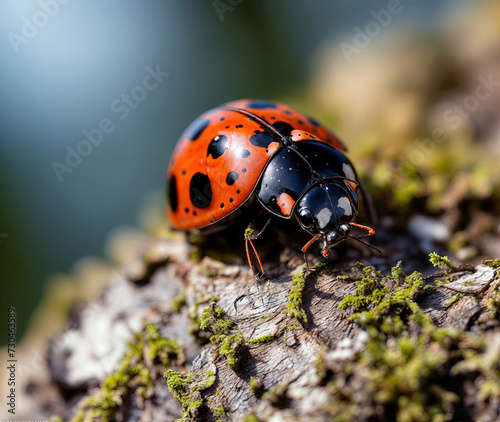 ladybird on a leaf