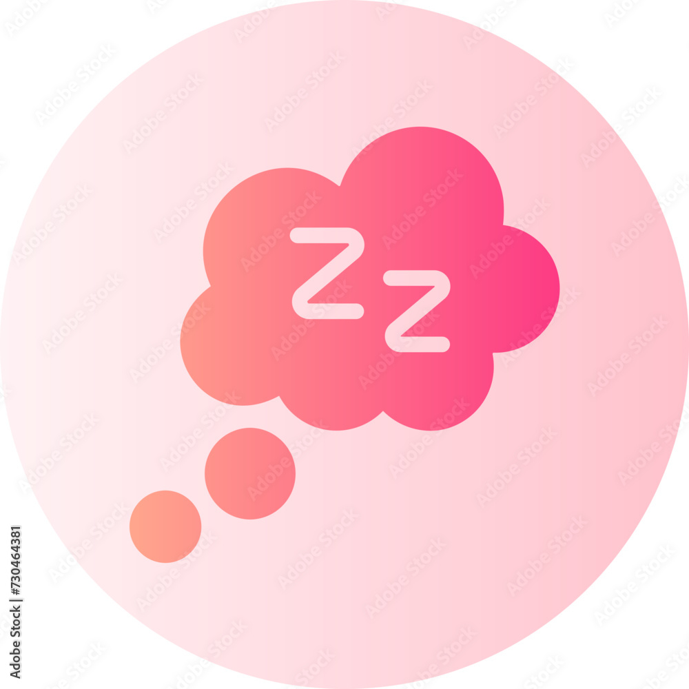sleep gradient icon sleep gradient icon