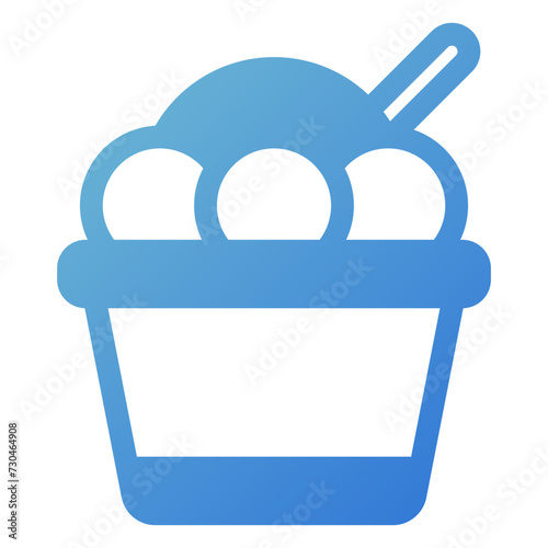 ice cream cup icon