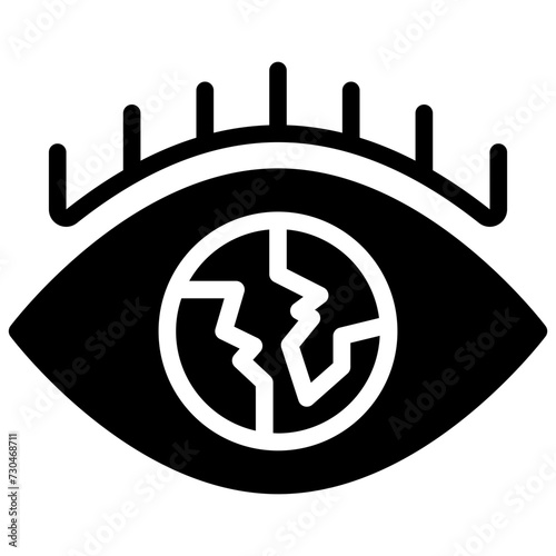 Eye Earth Icon