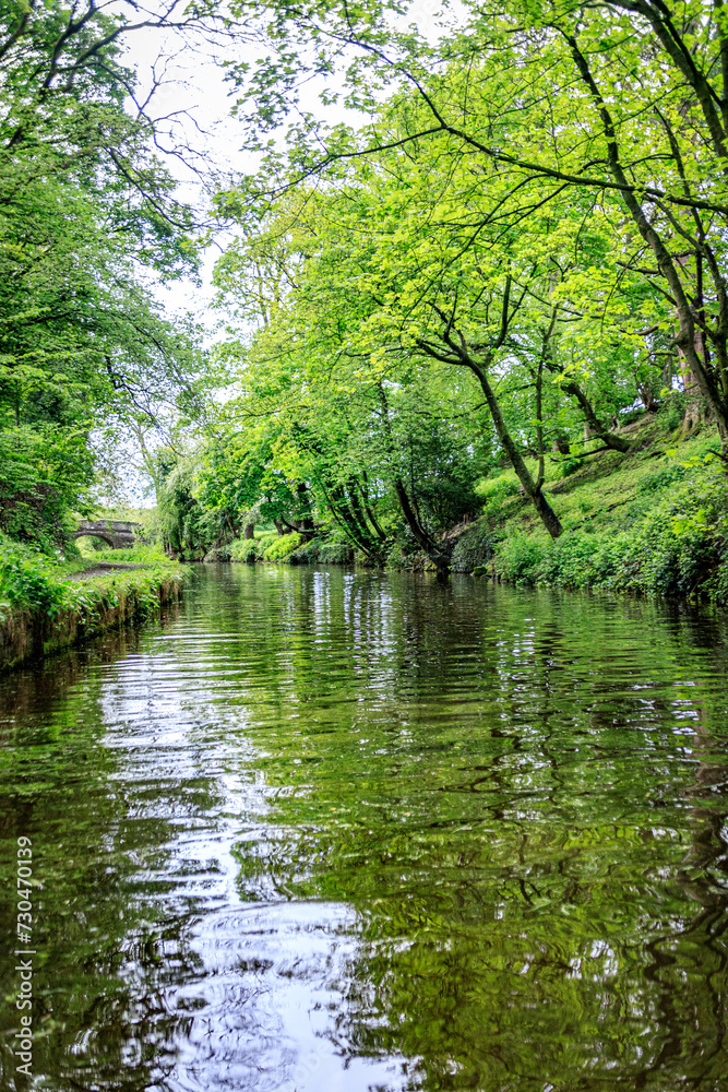 Tranquil Moments on the Llangollen Canal, Wales Tranquil Moments on the Llangollen Canal, Wales