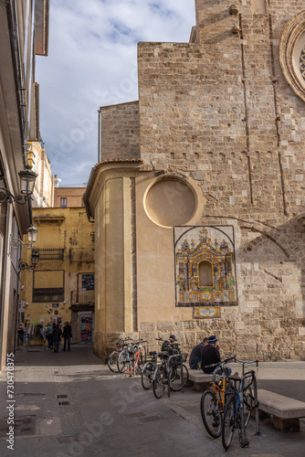 Wallpaper Mural Valencia, Spain - January 4 2024 "Beautiful architecture of old town in Valencia" Torontodigital.ca