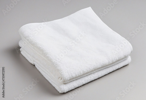 White microfiber cleaning cloth png, small towel isolated on transparent background, top view