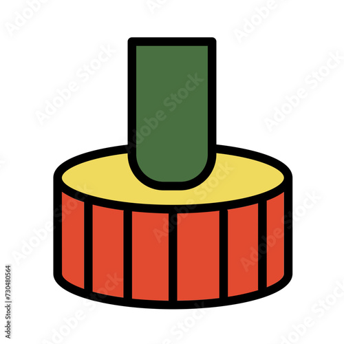 Blacksmith Water Pot Filled Outline Icon