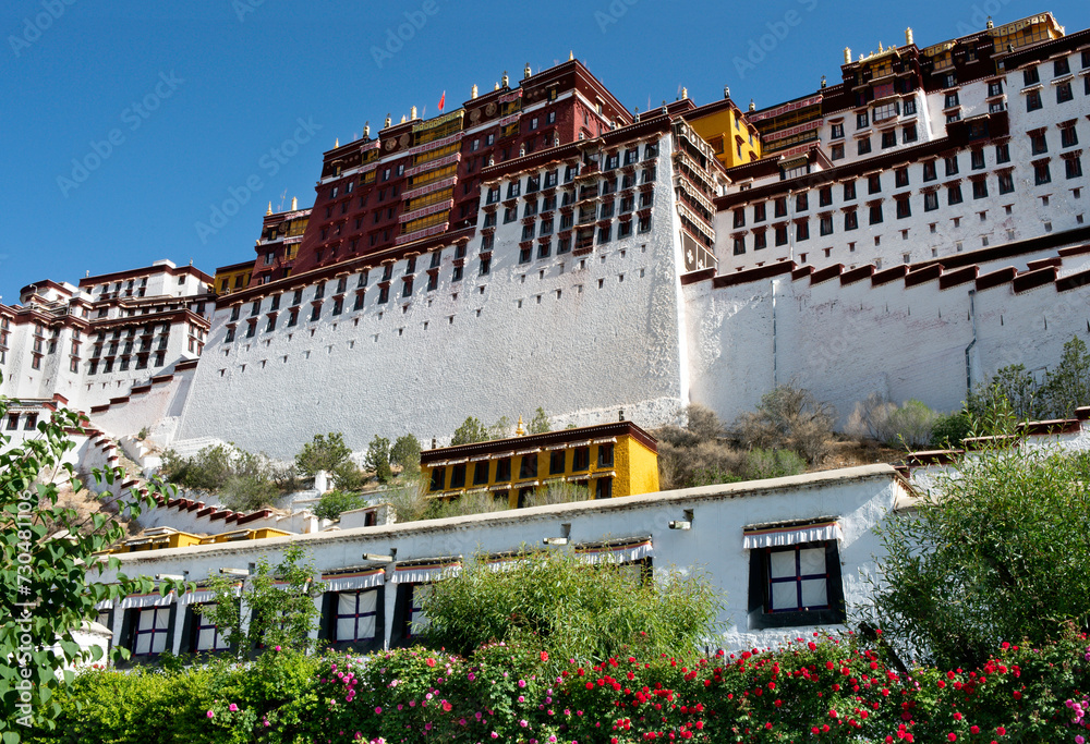 Once home to the Dalai Lama, Potala Palace is a popular tourist