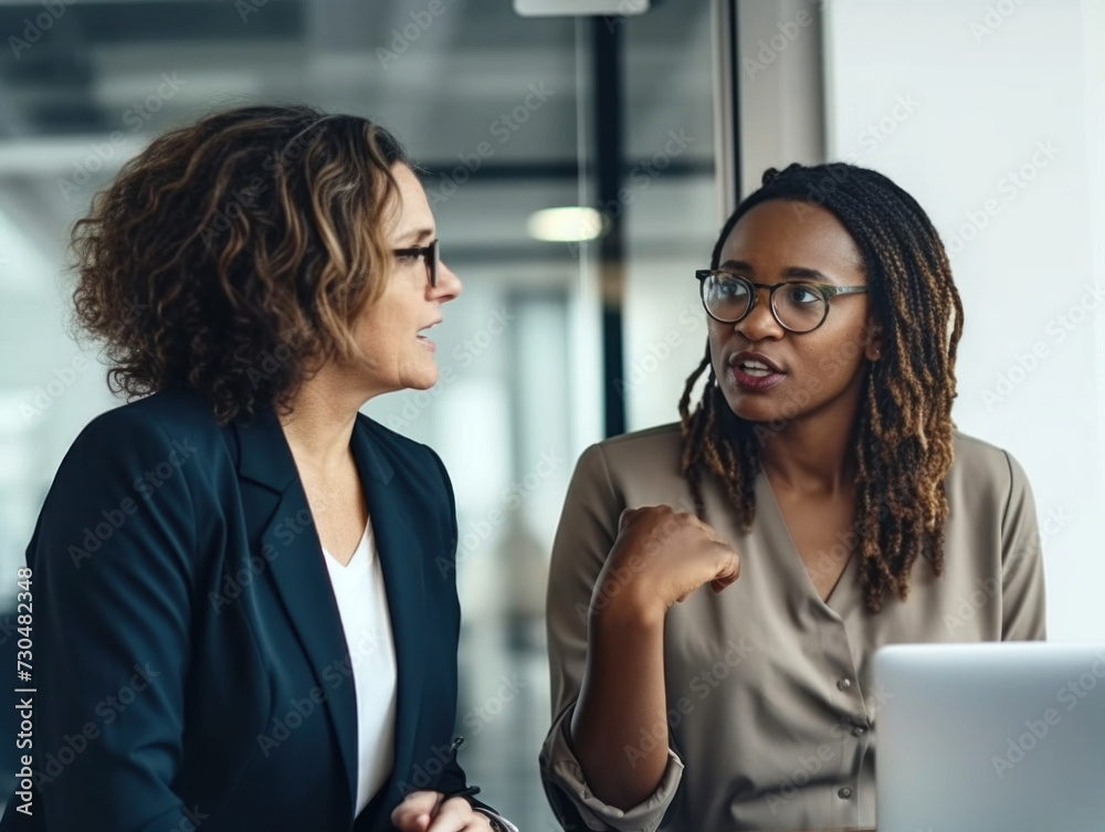 Smart minority businesswoman speaking and gesturing, business, teaching, leader Smart minority businesswoman speaking and gesturing, business, teaching, leader