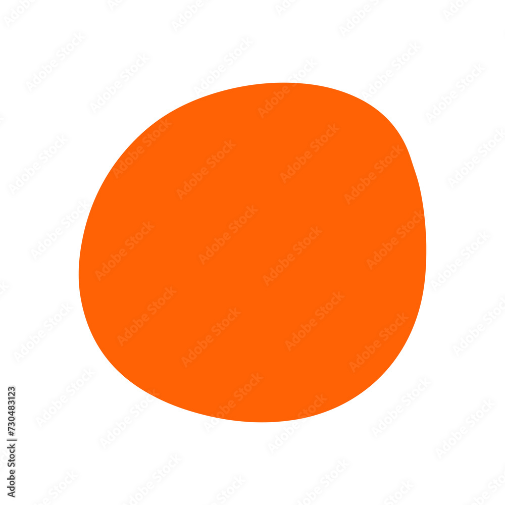 simple orange shape element simple orange shape element