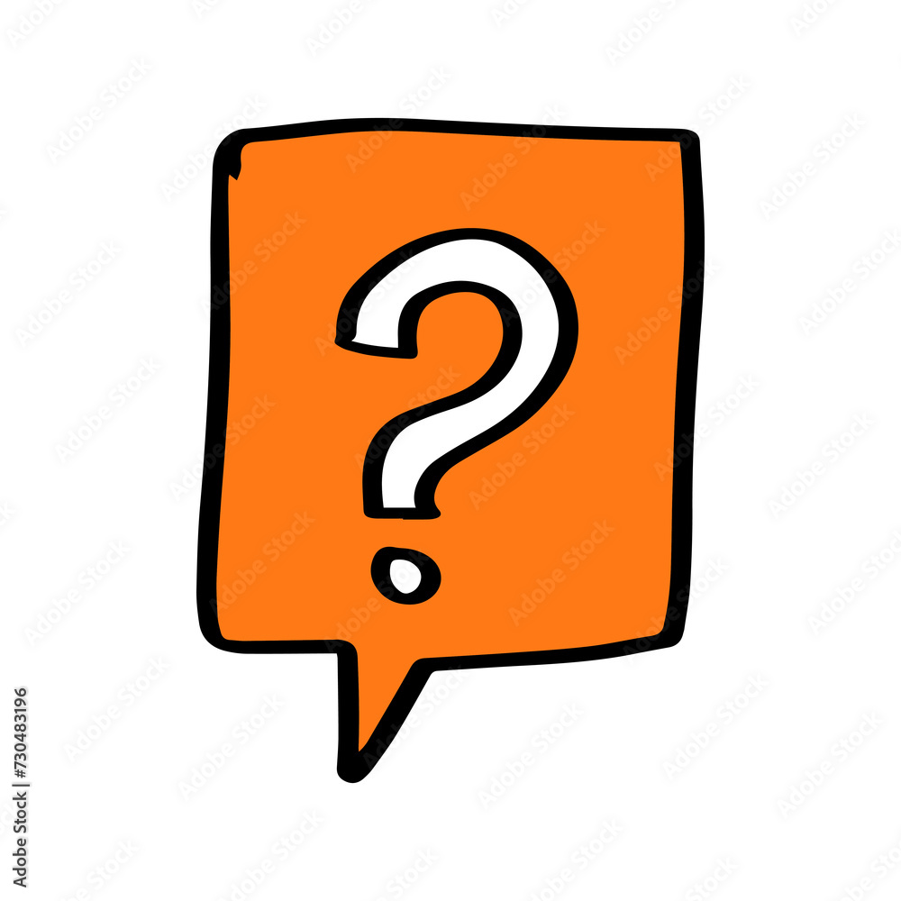 question mark in bubble text question mark in bubble text