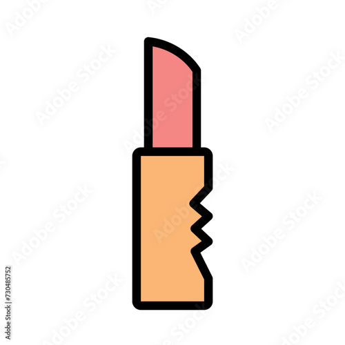 Army Camping Knife Filled Outline Icon