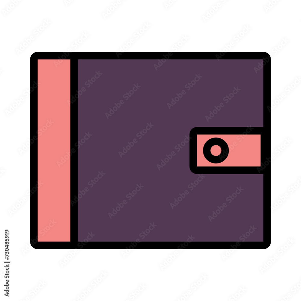 Pocket Pouch Wallet Filled Outline Icon Pocket Pouch Wallet Filled Outline Icon