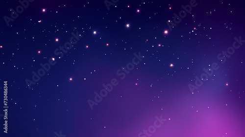 Gradient abstract stars background, starry night sky