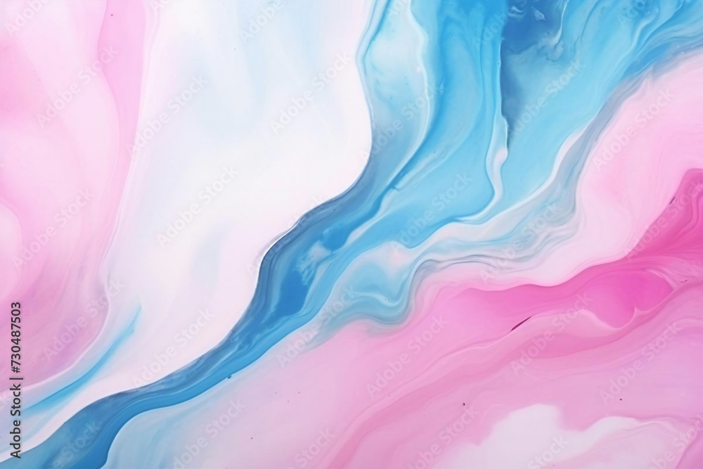 Cute pink and blue background material, Generative AI