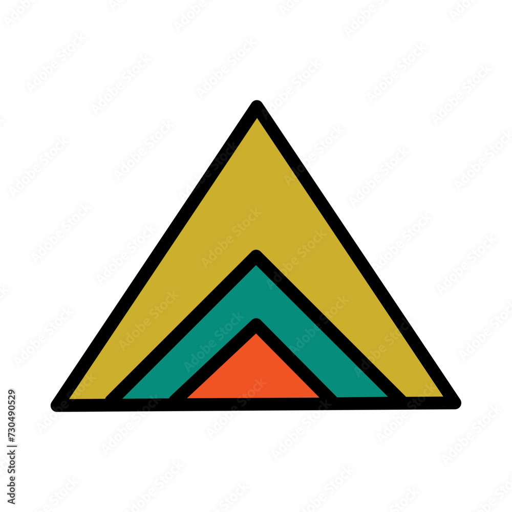 Abstract Arrow Creative Filled Outline Icon Abstract Arrow Creative Filled Outline Icon