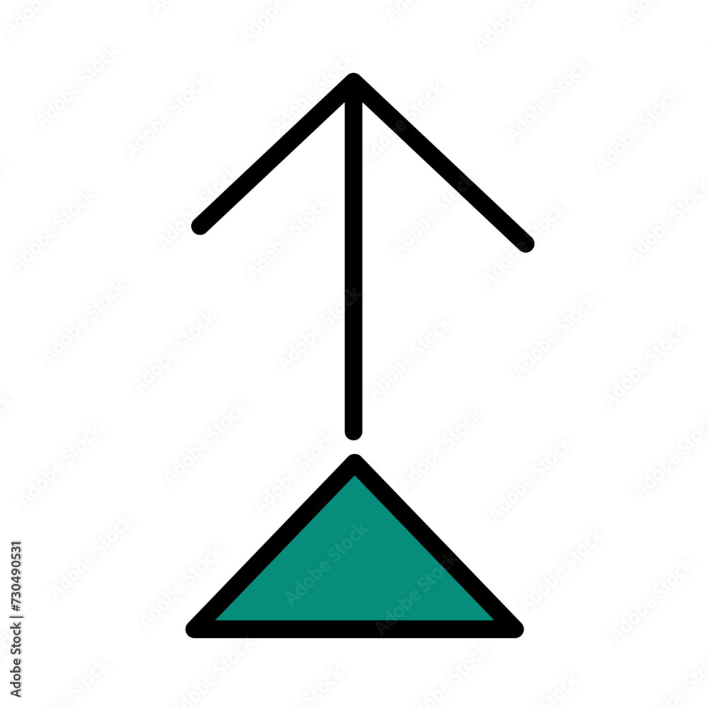 Abstract Arrow Creative Filled Outline Icon Abstract Arrow Creative Filled Outline Icon