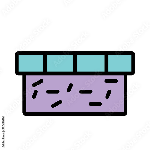 Japan Seafood Sushi Filled Outline Icon