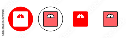 Free Download Scales icon set illustration. Weight scale sign and symbol - GFXLoad